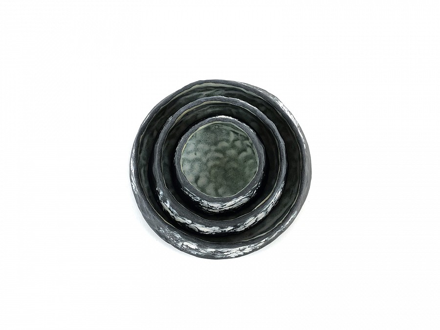 Μαύρα δοχεία, τριπλό σετ Νο3