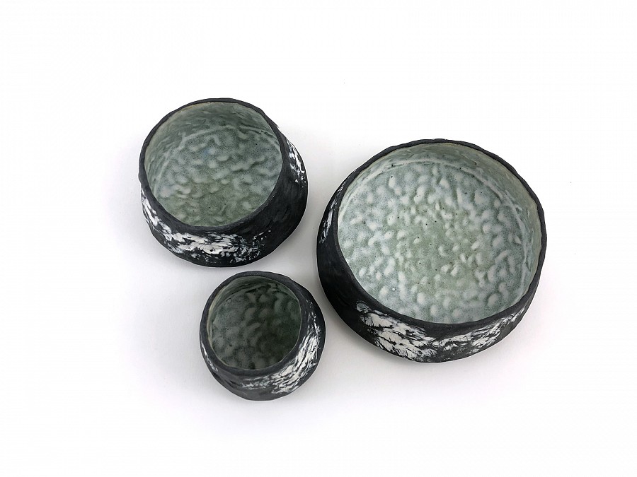 Μαύρα δοχεία, τριπλό σετ Νο3