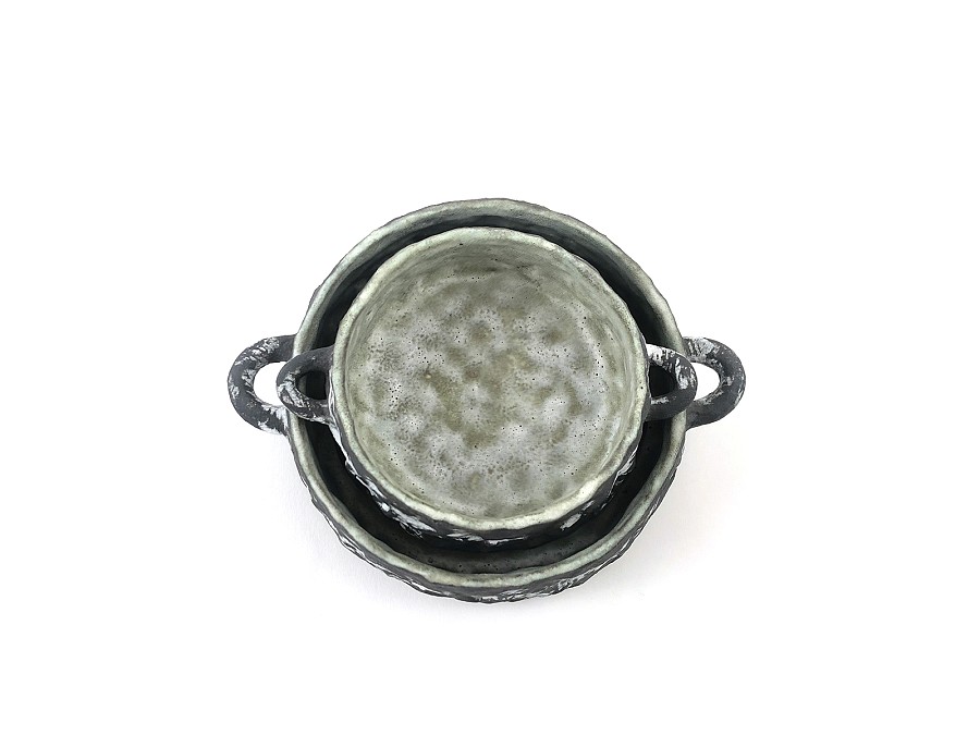 Μαύρα δοχεία, διπλό σετ μικρό Νο1