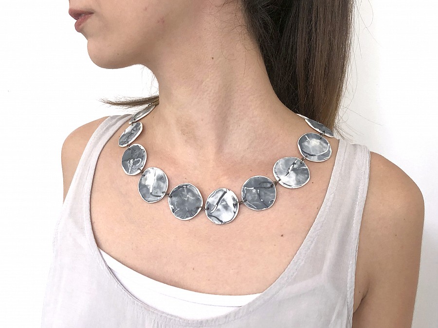 Κολιέ Σύννεφα Πορσελάνη 1